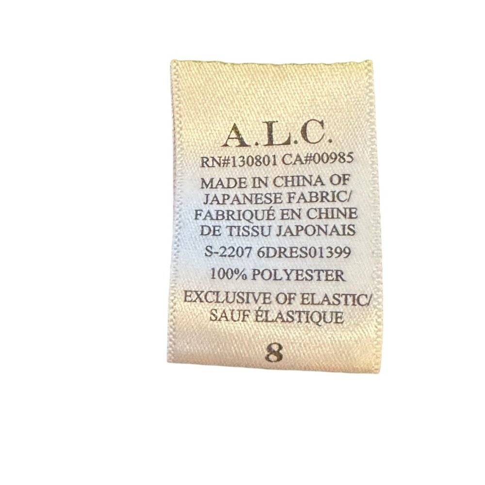 A.L.C. Emerald Green Satin Midi Dress - Picture 7 of 8